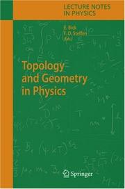 Topology and geometry in physics by Eike Bick, Frank Daniel Steffen