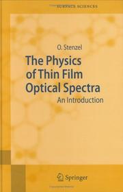 Cover of: The Physics of Thin Film Optical Spectra: An Introduction (Springer Series in Surface Sciences)