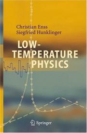 Cover of: Low-Temperature Physics by Christian Enss, Siegfried Hunklinger