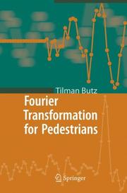 Cover of: Fourier Transformation for Pedestrians by Tilman Butz