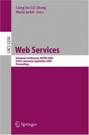 Cover of: Web Services: European Conference, ECOWS 2004, Erfurt, Germany, September 27-30, 2004, Proceedings (Lecture Notes in Computer Science)