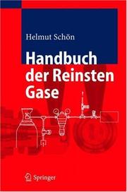 Cover of: Handbuch der Reinsten Gase by Helmut Schön