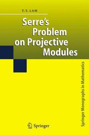 Cover of: Serre's Problem on Projective Modules