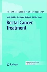 Cover of Rectal cancer treatment