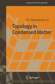 Topology in Condensed Matter by M.I. Monastyrsky