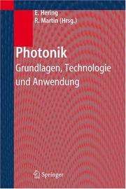 Cover of: Photonik: Grundlagen, Technologie und Anwendung