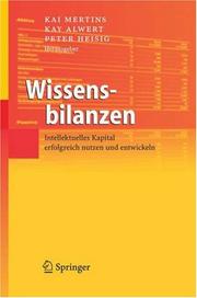 Cover of: Wissensbilanzen: Intellektuelles Kapital erfolgreich nutzen und entwickeln