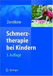 Cover of: Schmerztherapie bei Kindern