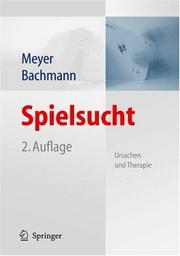 Cover of: Spielsucht by Gerhard Meyer, Meinolf Bachmann
