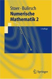 Cover of: Numerische Mathematik 2 by Josef Stoer, Roland Bulirsch