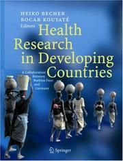 Cover of: Health Research in Developing Countries by 