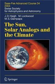 Cover of: The sun, solar analogs and the climate