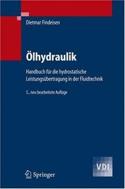 Cover of: Ölhydraulik by Dietmar Findeisen
