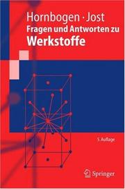 Cover of: Fragen und Antworten zu Werkstoffe (Springer-Lehrbuch)