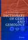 Cover of: Dictionary of Gems and Gemology