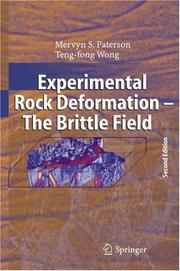 Experimental rock deformation--the brittle field by M. S. Paterson