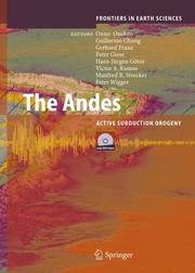 Cover of: The Andes (Frontiers in Earth Sciences) by 