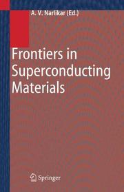 Cover of: Frontiers in Superconducting Materials