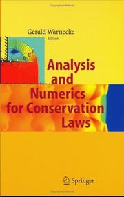 Cover of: Analysis and numerics for conservation laws by Gerald Warnecke, editor.