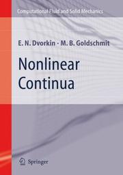 Cover of: Nonlinear Continua (Computational Fluid and Solid Mechanics)