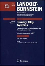 Cover of: Selected Systems from Al-Si-Ti to Ni-Si-Ti