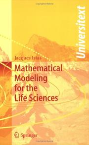 Cover of: Mathematical Modeling for the Life Sciences (Universitext)