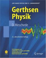Cover of: Gerthsen Physik by Christian Gerthsen