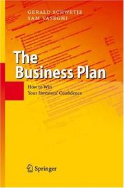 Business Plan by Gerald Schwetje, Sam Vaseghi