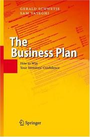 Cover of: The Business Plan: How to Win Your Investors' Confidence