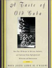 Cover of: A taste of old Cuba by Maria Josefa Lluria de O'Higgins