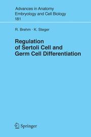 Cover of: Regulation of Sertoli Cell and Germ Cell Differentiation (Advances in Anatomy, Embryology and Cell Biology)