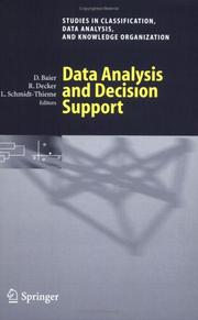 Cover of: Data Analysis and Decision Support (Studies in Classification, Data Analysis, and Knowledge Organization) by 