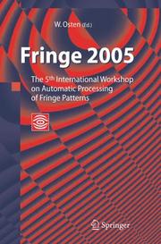 Cover of: Fringe 2005: The 5th International Workshop on Automatic Processing of Finge Patterns