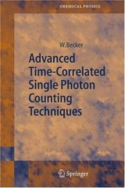 Cover of: Advanced Time-Correlated Single Photon Counting Techniques