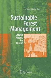 Cover of: Sustainable Forest Management by Hubert Hasenauer