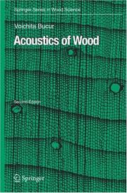Cover of: Acoustics of Wood