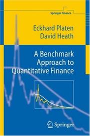 Cover of: A Benchmark Approach to Quantitative Finance (Springer Finance)