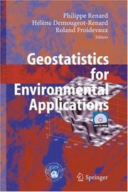 Cover of: Geostatistics for Environmental Applications: Proceedings of the Fifth European Conference on Geostatistics for Environmental Applications