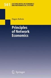 Cover of: Principles of Network Economics by Hagen Bobzin