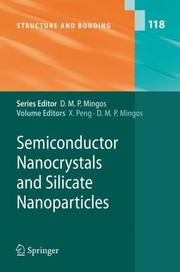 Cover of: Semiconductor Nanocrystals and Silicate Nanoparticles (Structure and Bonding) (Structure and Bonding)