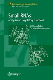Small RNAs by Christian Hammann