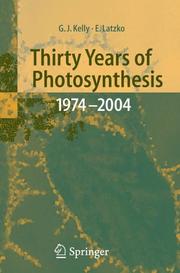 Cover of: Thirty Years of Photosynthesis : 1974 - 2004