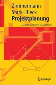 Cover of: Projektplanung: Modelle, Methoden, Management (Springer-Lehrbuch)