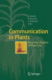 Cover of: Communication in Plants by 