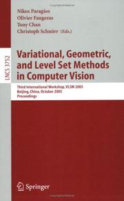Variational, geometric, and level set methods in computer vision by Nikos Paragios, Tony Chan, Olivier Faugeras