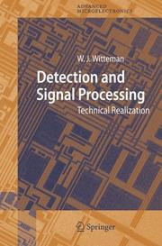 Cover of: Detection and Signal Processing by Wilhelmus Jacobus Witteman, Wilhelmus Jacobus Witteman