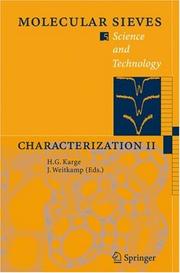 Cover of: Characterization II (Molecular Sieves)