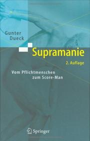 Cover of: Supramanie: Vom Pflichtmenschen zum Score-Man