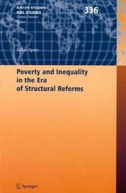 Poverty and Inequality in the Era of Structural Reforms by Julius Spatz