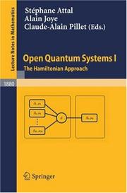 Cover of: Open Quantum Systems I by 